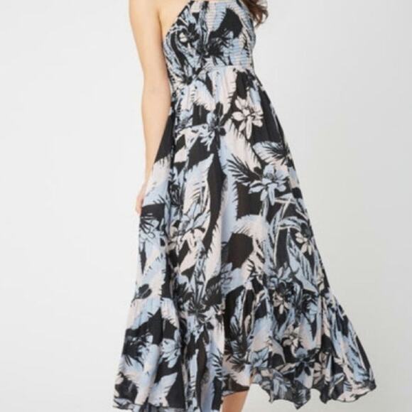 Free People Heat Wave Tropical Small Midi Dress - Picture 1 of 5